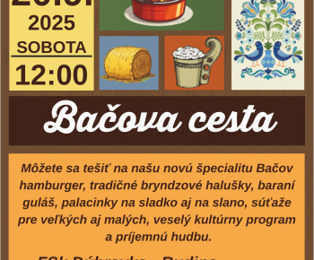 Bačova cesta 2025