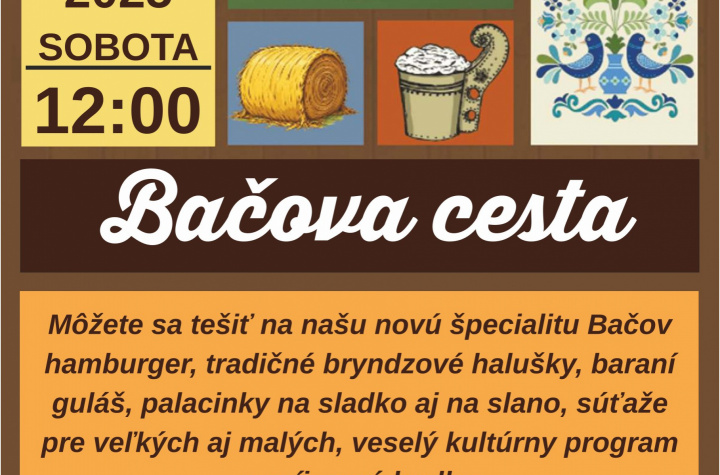 Bačova cesta 2025