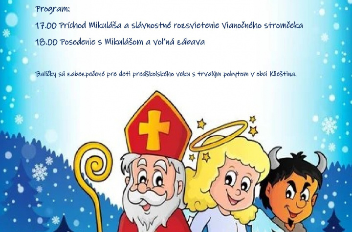Mikuláš pre deti predškolského veku 2025