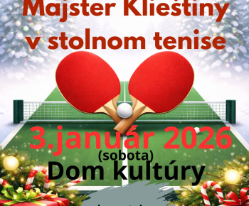 Stolnotenisový turnaj 2025