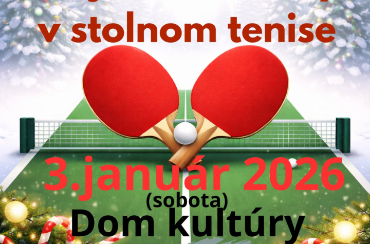 Stolnotenisový turnaj 2025