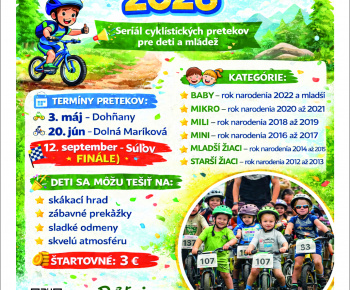 Detská Považská cykloliga 2026