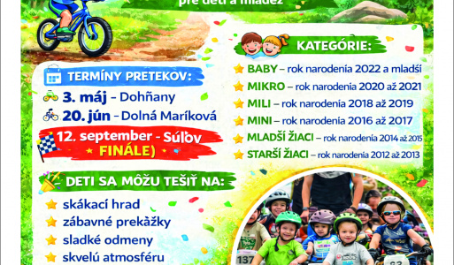 Detská Považská cykloliga 2026 