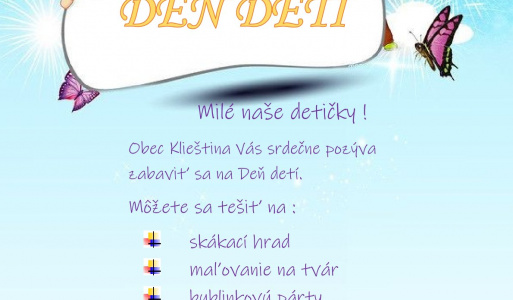 Deň detí dňa 30.05.2026 