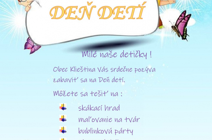 Deň detí dňa 30.05.2026
