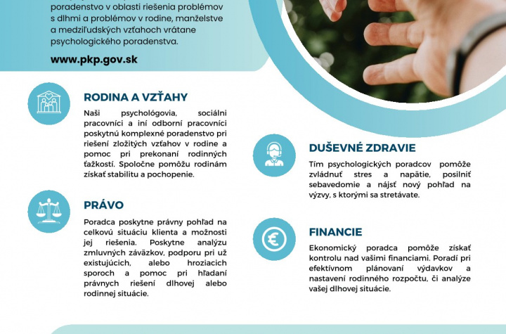 Poradne komplexnej pomoci, Národný projekt : Sieť odborného poradenstva