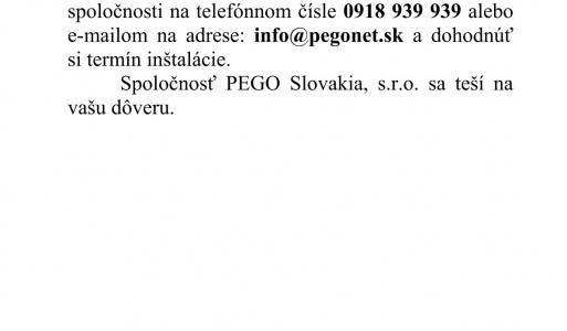 Optický internet v obci 