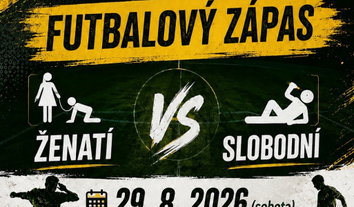 Futbalový zápas ženatí proti slobodným 29.08.2026 
