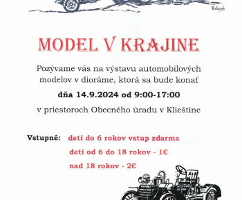 Model v krajine - výstava rok 2024