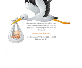 Uvítanie detí do života 16.06.2024 Uvítanie detí do života 16.06.2024