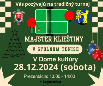 Stolnotenisový turnaj 2024