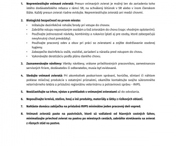 Bulletin Štátnej veterinárnej a potravinovej správy SR Bulletin Štátnej veterinárnej a potravinovej správy SR