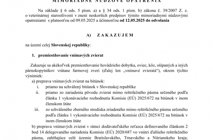 MNO SLAK účinné od 12.05.2025