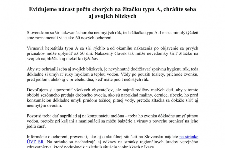 Žltačka rok 2025