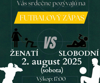 Futbal ženatí proti slobodným dňa 02.08.2025