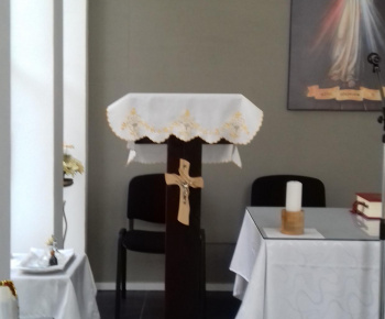 Konanie svätej omše v Dome smútku